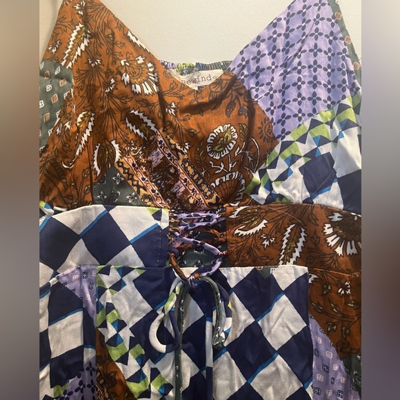 NEW Rewind Juniors Girls Corset Print Midi Slip Dress sz:XL - Picture 11 of 13